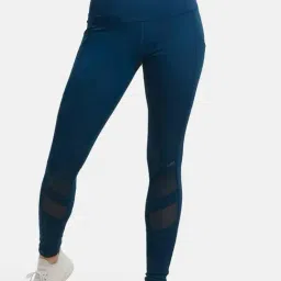 Jockey MW38 Women's Microfiber Elastane Performance Active Wear Leggings with Breathable Mesh image 5