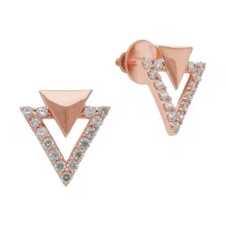 Malabar Gold and Diamonds 18k (750) Rose Gold Earrings for Women-picture-26