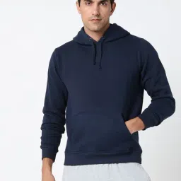 R&B Navy Regular Fit Hoodie-picture-35