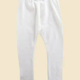 Fabindia Kids White Cotton Regular Fit Churidar-picture-26