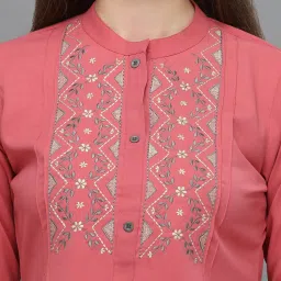 Prettify Pink Embroidered Top image 5