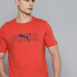 Puma Brand Logo Lab Printed Pure Cotton T-shirt image 1