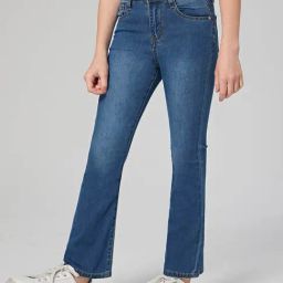 Kotty Kids Blue Solid Jeans-picture-37