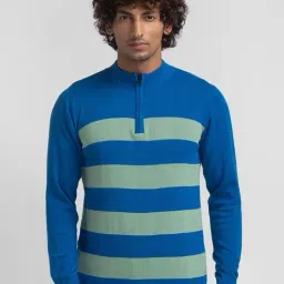 Globus Blue & Grey Striped T-Shirt-image-79
