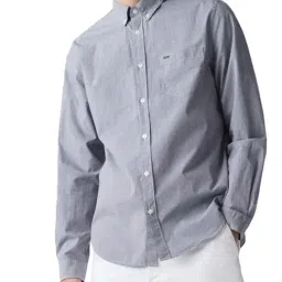 Lacoste Multi Cotton Regular Fit Checks Shirts-image-5