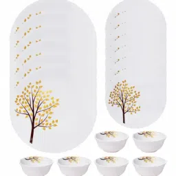 Cello White Opalware Dinner Set - Set of 18 image 2