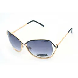 STEVE MADDEN Gold Oversize Irregular Sunglasses for Women-picture-45