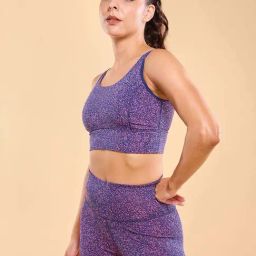 Enamor Robin Blue Printed Sports Bra-picture-30