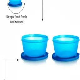 Tupperware Plastic Fridge Container - 1.5 L (Pack Of 2, Blue) image 3