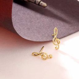 Mia by Tanishq 14k (585) Yellow Gold Earrings for Women-picture-28