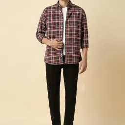 Allen Solly Multicolored Cotton Regular Fit Checks Shirt image 5