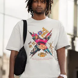 Onfleeks Men Graphic Printed Round Neck Cotton Oversized T-shirt-picture-15