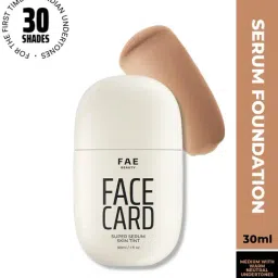 FAE Beauty Face Card Skin Tint Serum Foundation 40N Warm Neutral - 30 ml image 2