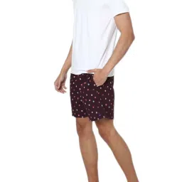 Simon Carter London Maroon Printed Regular Fit Boxers - Pack of 2 image 5