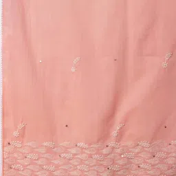 Fabindia Soft Pink Embroidered Dupatta image 5