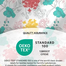 Layers Emaline Floral Multicolor 144 TC Cotton Double Bed Sheet with 2 Pillow Covers image 5