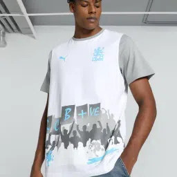 Puma Teamsport x RCB White Regular Fit Athleisure Sports T-Shirt-image-33