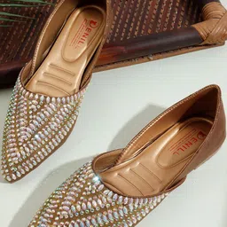 Denill Women Rhinestone Embellished Mojaris-picture-42