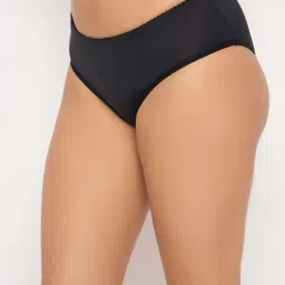 Clovia Black Regular Fit Hipster Panties image 3