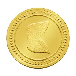 Kalyan Jewellers Rose 22k (916) 4gm BIS Hallmarked Gold Coin-image-3