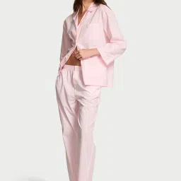 victoria's secret intimates Victoria's Secret Pink Heritage Cotton Oversized Shirt & Pyjama-picture-40