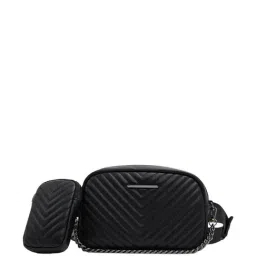 Aldo Black Quilted Small Sling Handbag-picture-29