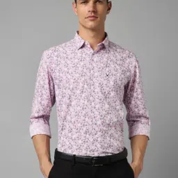 Allen Solly Pink Cotton Slim Fit Printed Shirt-picture-31