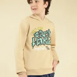 Lil Tomatoes Boys Beige Printed Sweatshirt image 3