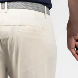 Inesis by Decathlon White Slim Fit Sports Shorts image 5