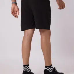Hoversoul Black Regular Fit Sports Shorts image 2