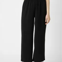 Van Heusen Black Regular Fit Mid Rise Trousers-picture-19