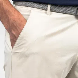 Inesis by Decathlon White Slim Fit Sports Shorts image 4