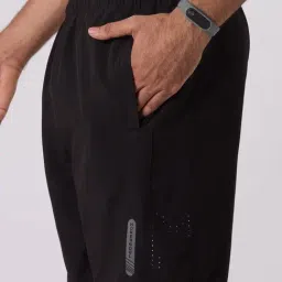 Hoversoul Black Regular Fit Sports Shorts image 3