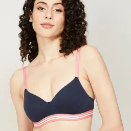Ginger by Lifestyle Navy Minimizer Bra-picture-29