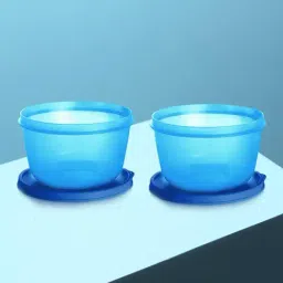 Tupperware Plastic Fridge Container - 1.5 L (Pack Of 2, Blue) image 2
