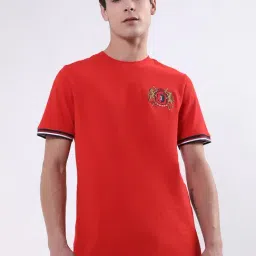 Iconic Men Solid Regular Fit Cotton T-shirt-picture-28