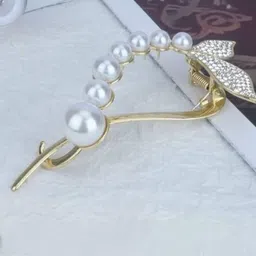 Medbuddy Women Gold Tone French Barrette-image-81