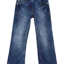 Peter England Kids Blue Solid Jeans-picture-17