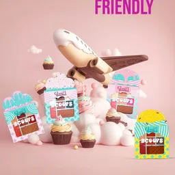 GLAM21 Scoop Makeup Palette- Eyeshadow- Contor- Highlighter & Blush-15 g- Chocolate Chip01 image 2