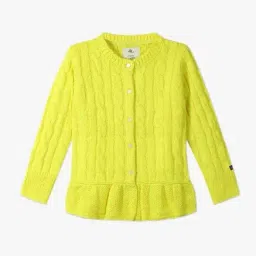 Cherry Crumble by Nitt Hyman Kids Yellow Special Weaves Sweater-picture-29