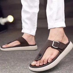 The arwah Men Synthetic Leather Comfort Sandals-picture-18