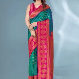 Suha Woven Design Zari Art Silk Handloom Saree-picture-23