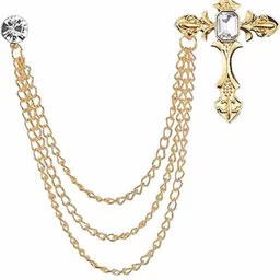 Curren Gold-Toned Plated Alloy Brooch image 4