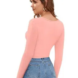 Absorbing Crepe Crop Top image 2