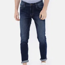 U.S. Polo Assn. Denim Co. Men Blue Slim Fit Mid-Rise Clean Look Stretchable Jeans-picture-19