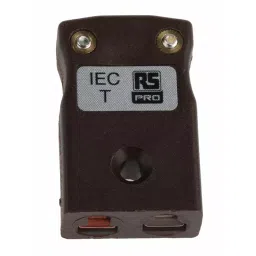 RS PRO In-Line Thermocouple Connector for Type T Thermocouple Miniature Size IEC Standard, 4559916 image 2