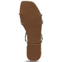 Elle Women's White Casual Sandals image 5