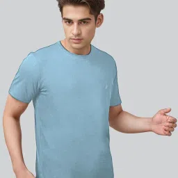Lux Nitro Maroon & Sky Regular Fit T-Shirt image 5