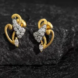 malabar gold and diamonds Malabar Gold & Diamonds 22k (916) BIS Hallmark Yellow Gold Earring for Women-picture-35