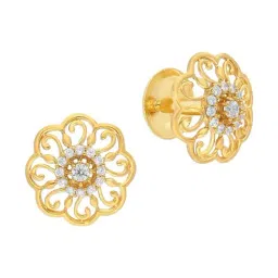 Malabar Gold and Diamonds 22k (916) Yellow Gold Earrings for Women-picture-46